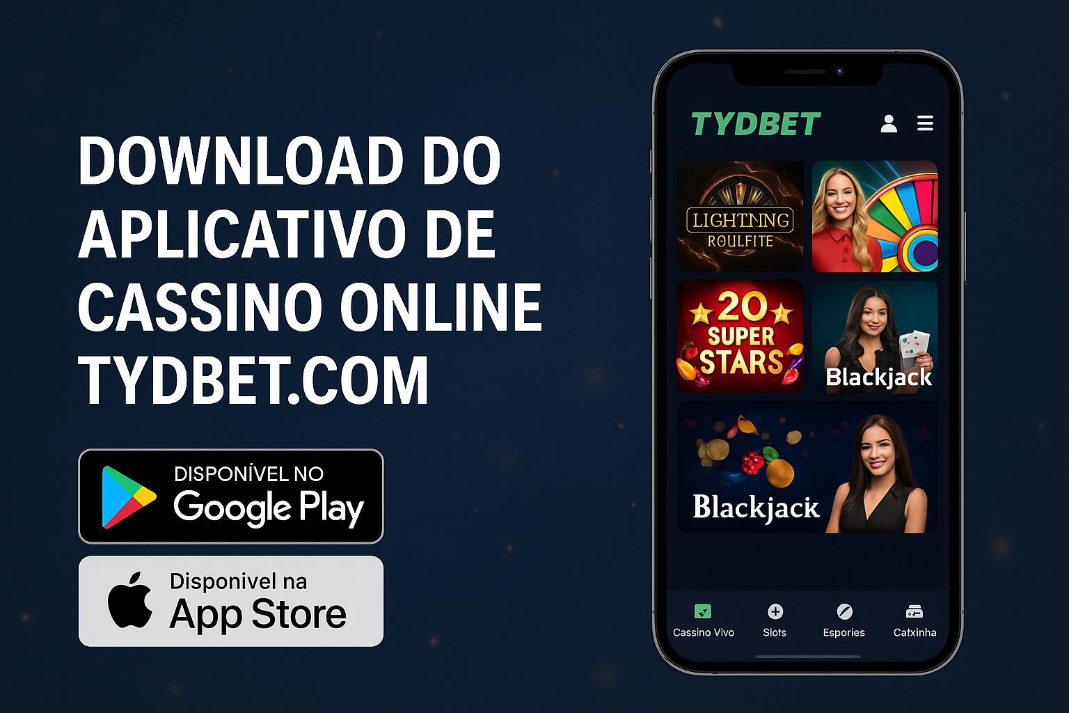 Baixar o TYDBET.COM Cassino App