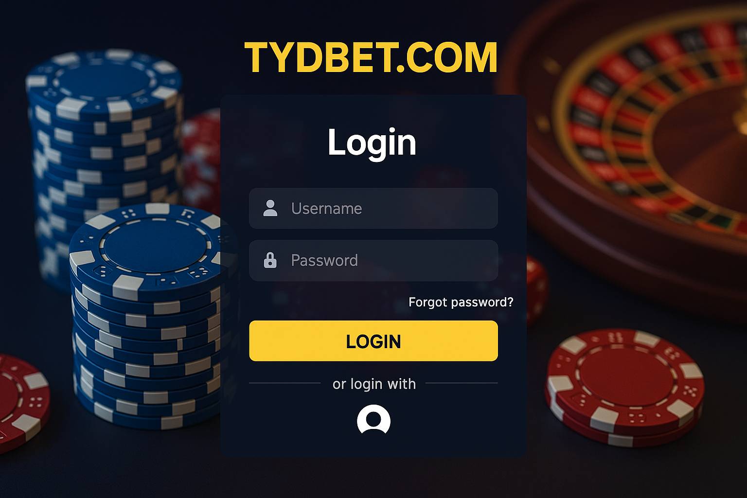 Login no Cassino TYDBET.COM